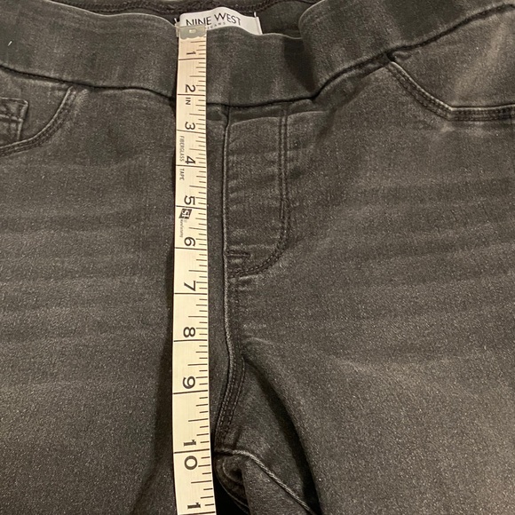 Nine West Charcoal Straight Women's Jeans - Picture 5 of 11